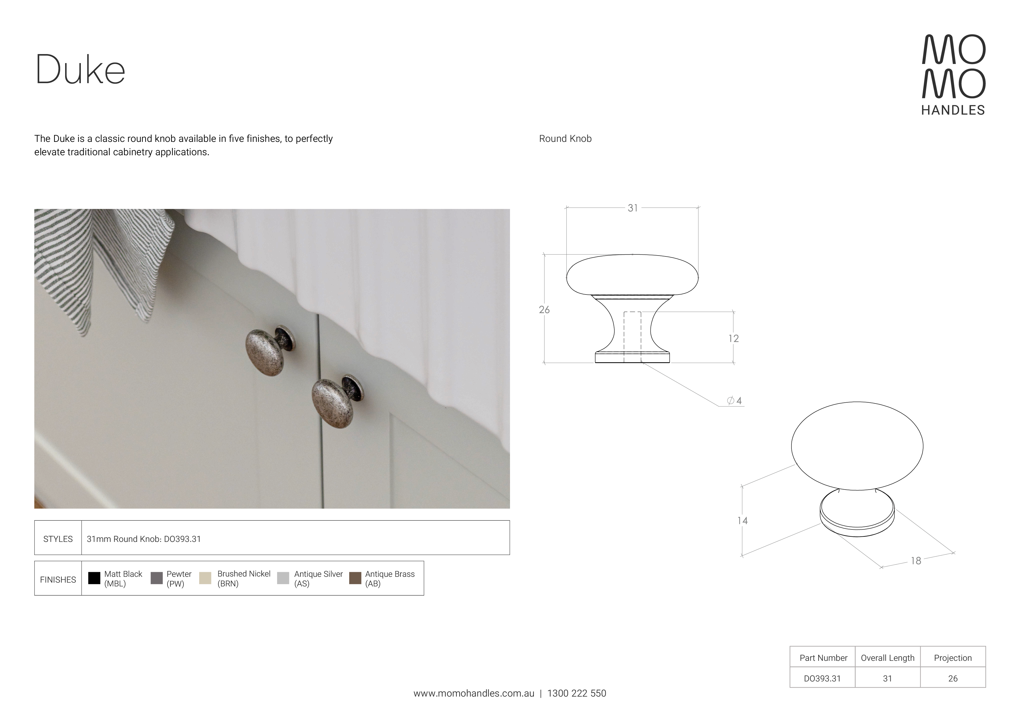Momo Handles Line Drawing